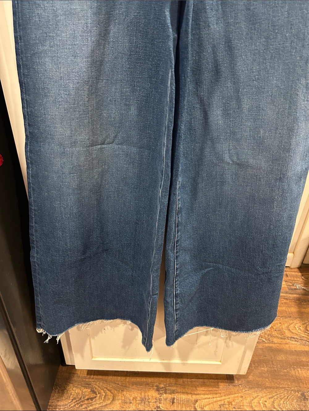 Mother Wide-Leg Blue Denim Jeans - Picture 7 of 16